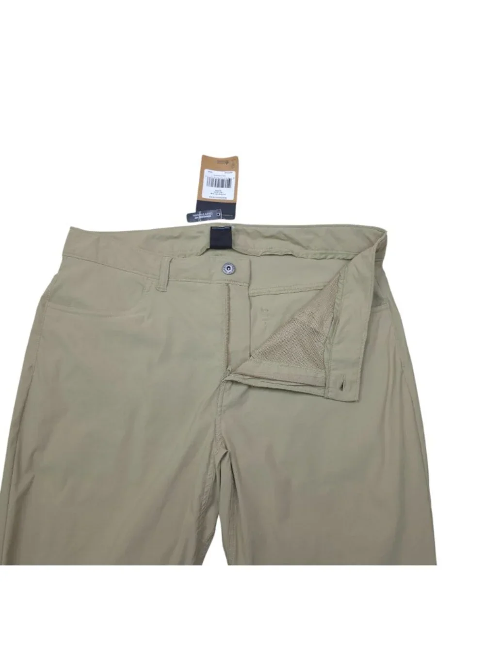 The North Face Sprag Slim Fit Beige Twill Pants With FlashDry Technology Size 38